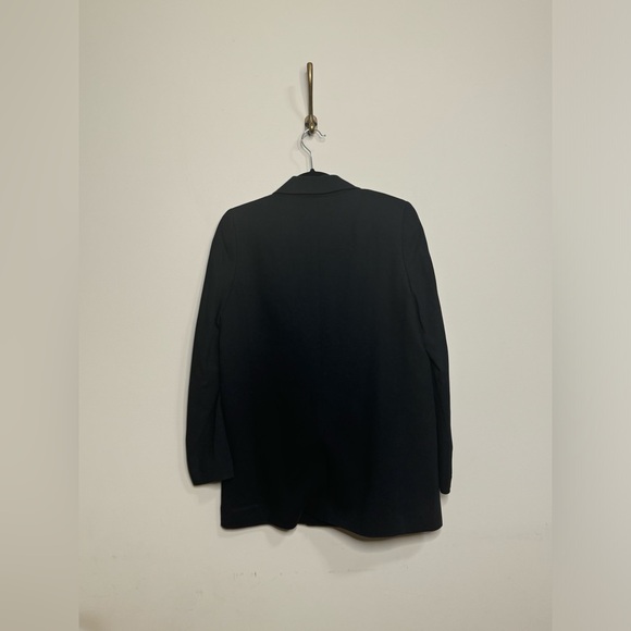 Madewell Drapeweave Caldwell Double-Breasted Blazer Black - Picture 6 of 7